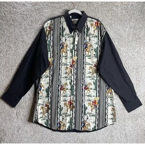 Vintage Looney Tunes Western Collection by Karman‎ Shirt  XXL 1993 USA